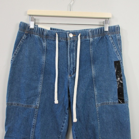 Banana Republic Tapered Mid Rise Ankle Jeans Women M Stretch Pull On Jogger 642 - Picture 9 of 14